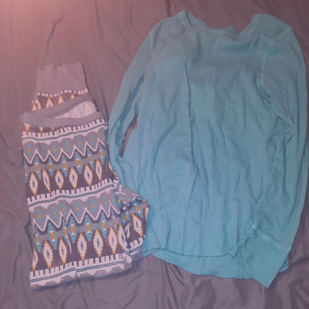 Old navy waffle pajamas